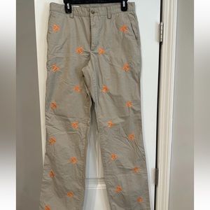 Men’s university of Tennessee embroidered khaki pants 30x32 UT Vols cutter buck